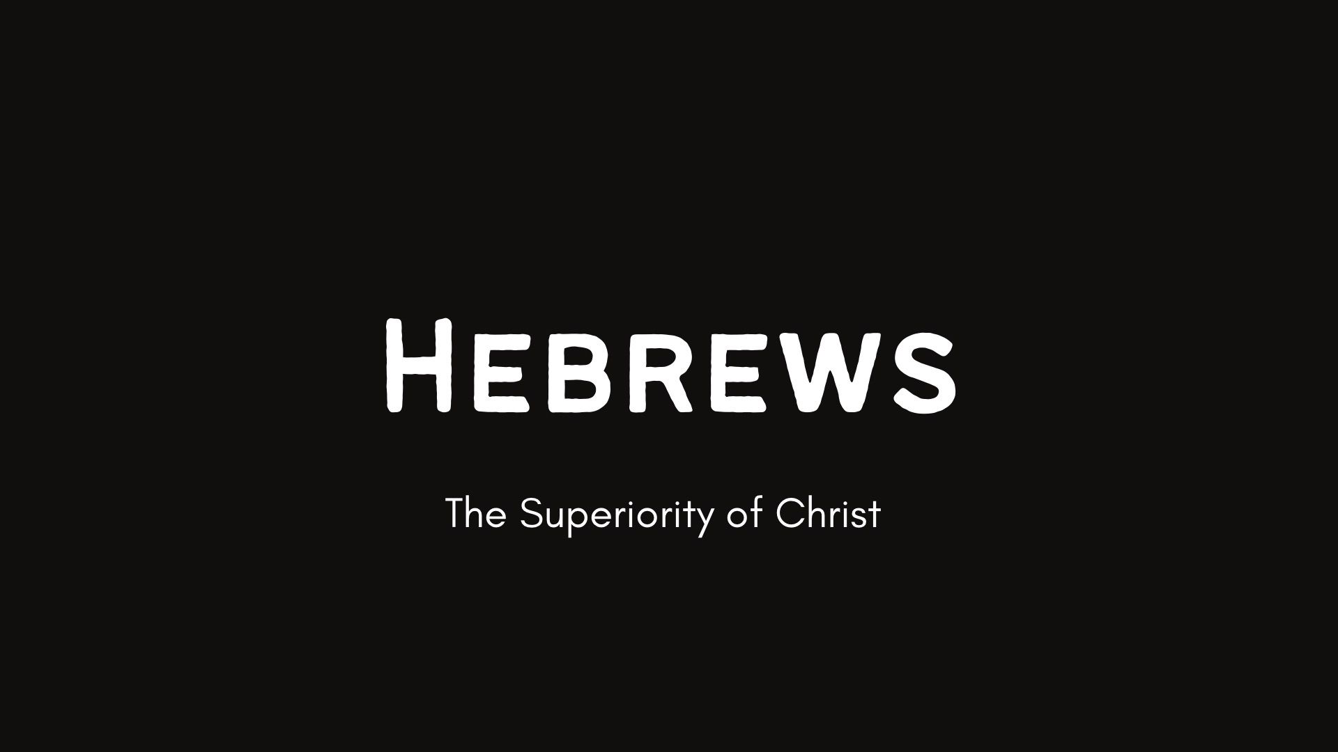 hebrews-brandon-cannon