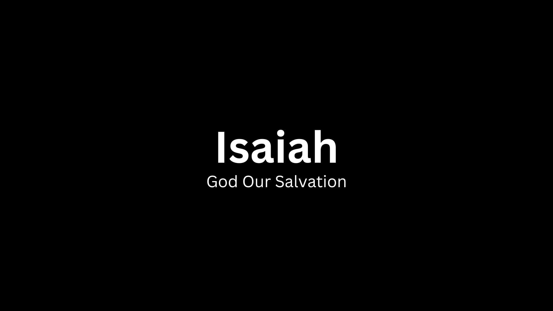 Isaiah